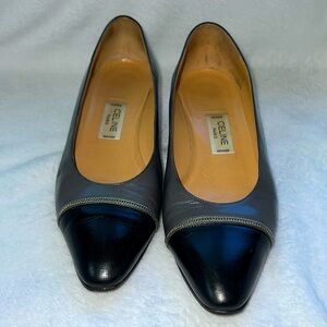 Vintage Celine shoes size 38.5 minor scratches & stain